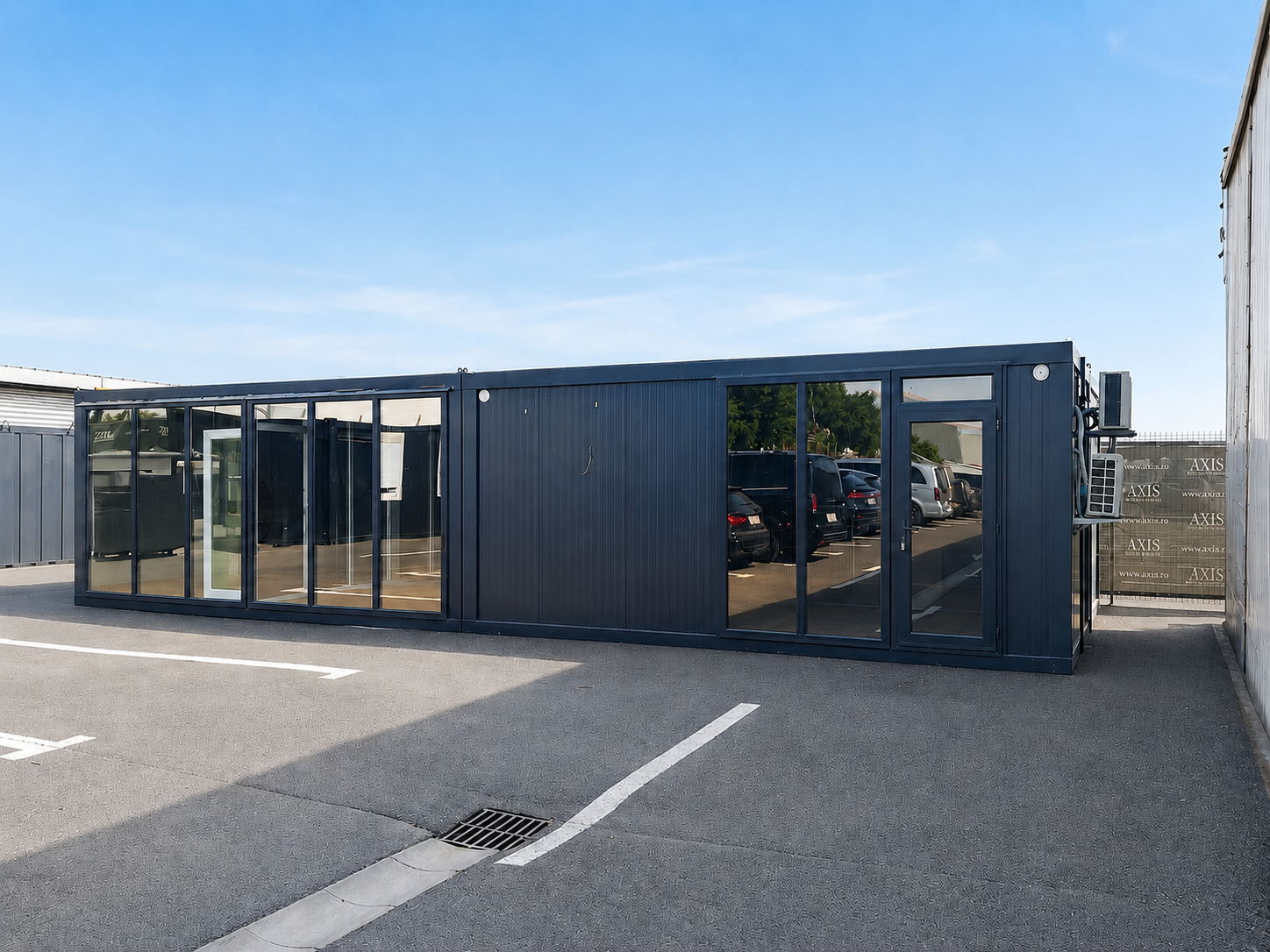 Container Birou Showroom 58 mp